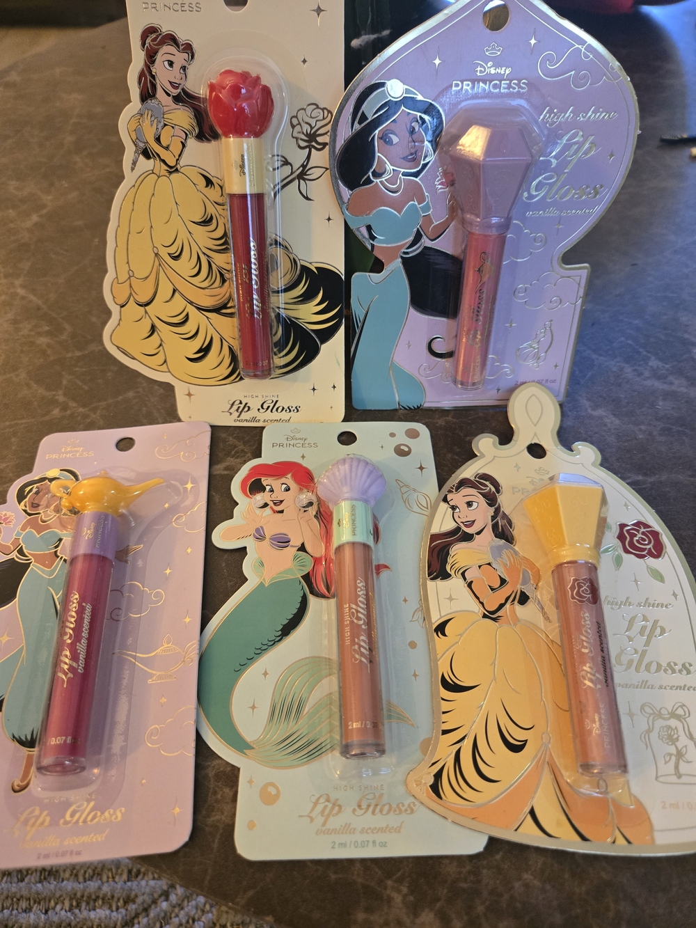 Disney Princess Themed Lip Gloss Set - Assorted Shades